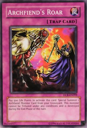 Archfiend's Roar (DCR-EN099) - Dark Crisis (Worldwide English) Unlimited Dark Crisis (Worldwide English) Yugioh Single Squirtle Squad Card Shop.