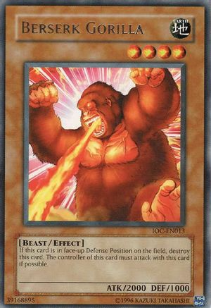Berserk Gorilla (IOC-EN013) - Invasion of Chaos (Worldwide English) Unlimited Invasion of Chaos (Worldwide English) Yugioh Single Squirtle Squad Card Shop.