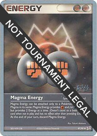 Magma Energy - 2004 (Tsuguyoshi Yamato) 087 World Championship Decks - Uncommon World Championship Decks Pokemon Single Squirtle Squad Card Shop.