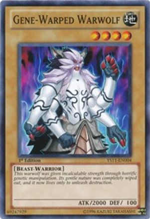 Gene-Warped Warwolf (YS11-EN004) - Starter Deck: Dawn of the Xyz 1st Edition Starter Deck: Dawn of the Xyz Yugioh Single Squirtle Squad Card Shop.