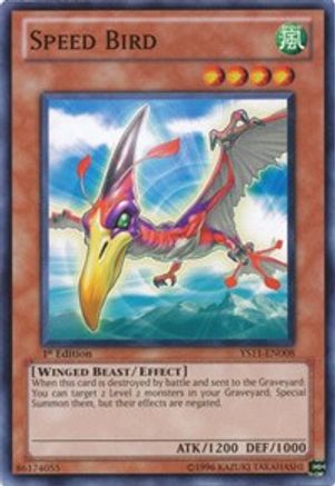 Speed Bird (YS11-EN008) - Starter Deck: Dawn of the Xyz 1st Edition Starter Deck: Dawn of the Xyz Yugioh Single Squirtle Squad Card Shop.