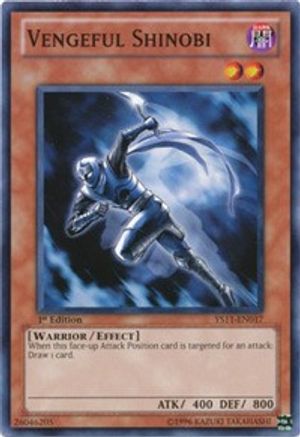 Vengeful Shinobi (YS11-EN017) - Starter Deck: Dawn of the Xyz 1st Edition Starter Deck: Dawn of the Xyz Yugioh Single Squirtle Squad Card Shop.
