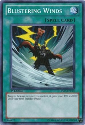 Blustering Winds (YS11-EN021) - Starter Deck: Dawn of the Xyz 1st Edition Starter Deck: Dawn of the Xyz Yugioh Single Squirtle Squad Card Shop.