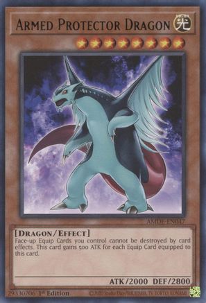 Armed Protector Dragon (AMDE-EN047) - Amazing Defenders 1st Edition Amazing Defenders Yugioh Single Squirtle Squad Card Shop.