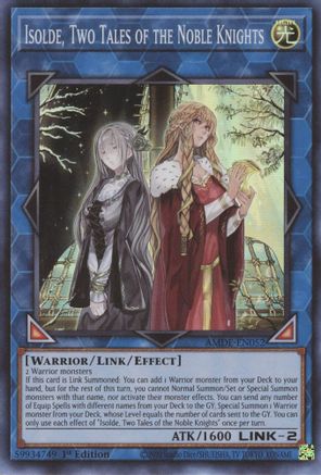 Isolde, Two Tales of the Noble Knights (AMDE-EN052) - Amazing Defenders 1st Edition Amazing Defenders Yugioh Single Squirtle Squad Card Shop.