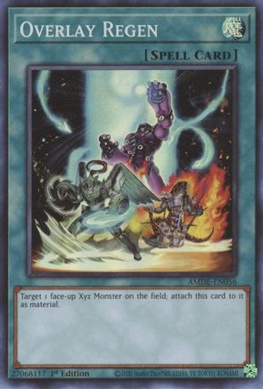 Overlay Regen (AMDE-EN056) - Amazing Defenders 1st Edition Amazing Defenders Yugioh Single Squirtle Squad Card Shop.