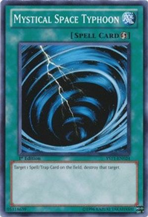 Mystical Space Typhoon (YS11-EN024) - Starter Deck: Dawn of the Xyz 1st Edition Starter Deck: Dawn of the Xyz Yugioh Single Squirtle Squad Card Shop.