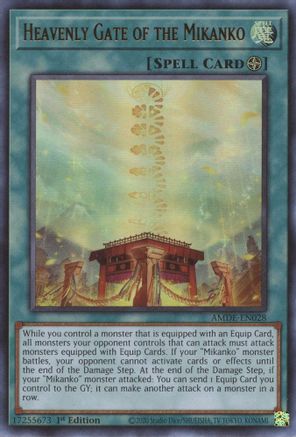 Heavenly Gate of the Mikanko (AMDE-EN028) - Amazing Defenders 1st Edition Amazing Defenders Yugioh Single Squirtle Squad Card Shop.