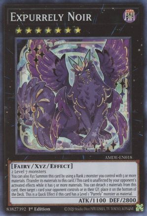 Expurrely Noir (AMDE-EN018) - Amazing Defenders 1st Edition Amazing Defenders Yugioh Single Squirtle Squad Card Shop.