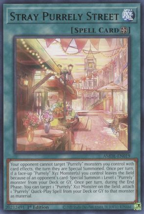 Stray Purrely Street (AMDE-EN019) - Amazing Defenders 1st Edition Amazing Defenders Yugioh Single Squirtle Squad Card Shop.