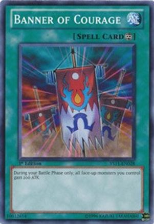 Banner of Courage (YS11-EN028) - Starter Deck: Dawn of the Xyz 1st Edition Starter Deck: Dawn of the Xyz Yugioh Single Squirtle Squad Card Shop.