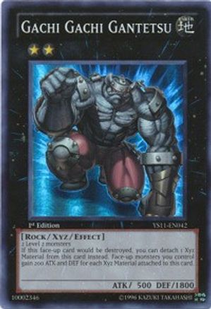 Gachi Gachi Gantetsu (YS11-EN042) - Starter Deck: Dawn of the Xyz 1st Edition Starter Deck: Dawn of the Xyz Yugioh Single Squirtle Squad Card Shop.