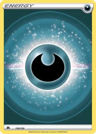 Darkness Energy (Texture Full Art) 158 - Holofoil SWSH Crown Zenith - Ultra Rare SWSH: Crown Zenith Pokemon Single Squirtle Squad Card Shop.
