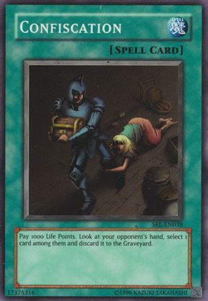 Confiscation (SRL-EN038) - Spell Ruler (Worldwide English) Unlimited Spell Ruler (Worldwide English) Yugioh Single Squirtle Squad Card Shop.
