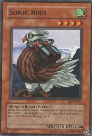 Sonic Bird (SRL-EN093) - Spell Ruler (Worldwide English) Unlimited Spell Ruler (Worldwide English) Yugioh Single Squirtle Squad Card Shop.