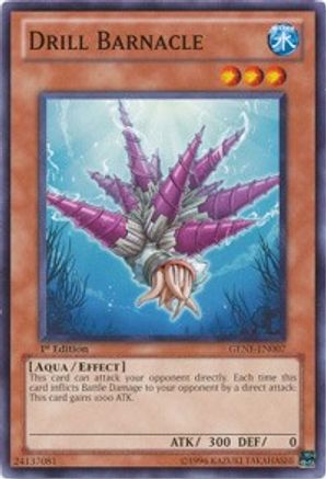 Drill Barnacle (GENF-EN007) - Generation Force Unlimited Generation Force Yugioh Single Squirtle Squad Card Shop.