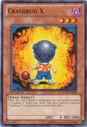 Crashbug X (GENF-EN009) - Generation Force 1st Edition Generation Force Yugioh Single Squirtle Squad Card Shop.