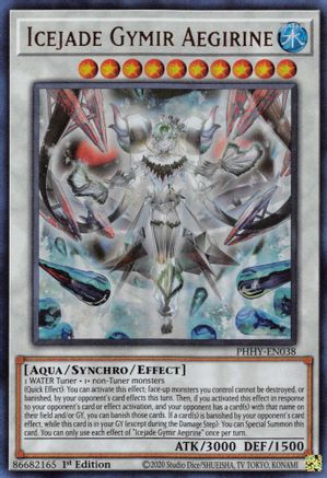 Icejade Gymir Aegirine (PHHY-EN038) - Photon Hypernova 1st Edition Photon Hypernova Yugioh Single Squirtle Squad Card Shop.