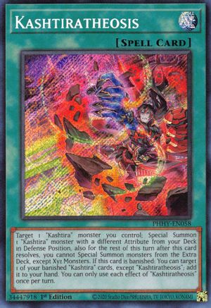 Kashtiratheosis (PHHY-EN058) - Photon Hypernova 1st Edition Photon Hypernova Yugioh Single Squirtle Squad Card Shop.