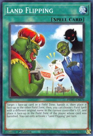 Land Flipping (PHHY-EN070) - Photon Hypernova 1st Edition Photon Hypernova Yugioh Single Squirtle Squad Card Shop.