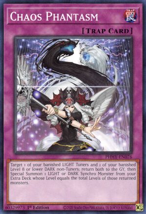 Chaos Phantasm (PHHY-EN076) - Photon Hypernova 1st Edition Photon Hypernova Yugioh Single Squirtle Squad Card Shop.