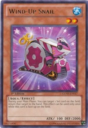 Wind-Up Snail (GENF-EN017) - Generation Force Unlimited Generation Force Yugioh Single Squirtle Squad Card Shop.