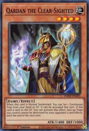 Qardan the Clear-Sighted (PHHY-EN095) - Photon Hypernova 1st Edition Photon Hypernova Yugioh Single Squirtle Squad Card Shop.
