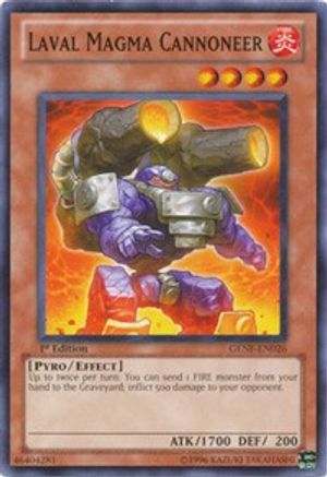 Laval Magma Cannoneer (GENF-EN026) - Generation Force 1st Edition Generation Force Yugioh Single Squirtle Squad Card Shop.