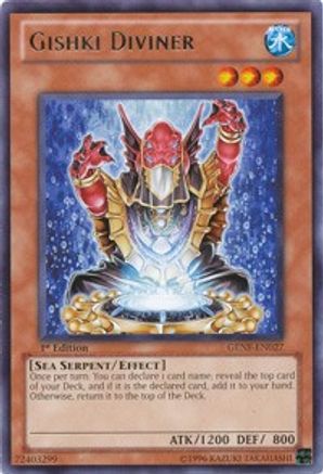 Gishki Diviner (GENF-EN027) - Generation Force Unlimited Generation Force Yugioh Single Squirtle Squad Card Shop.