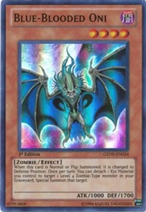 Blue-Blooded Oni (GENF-EN034) - Generation Force 1st Edition Generation Force Yugioh Single Squirtle Squad Card Shop.