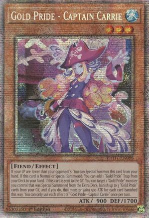 Gold Pride - Captain Carrie (Starlight Rare) (PHHY-EN088) - Photon Hypernova 1st Edition Photon Hypernova Yugioh Single Squirtle Squad Card Shop.