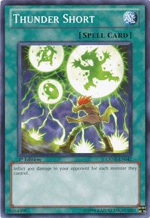 Thunder Short (GENF-EN047) - Generation Force 1st Edition Generation Force Yugioh Single Squirtle Squad Card Shop.