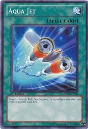 Aqua Jet (GENF-EN048) - Generation Force 1st Edition Generation Force Yugioh Single Squirtle Squad Card Shop.