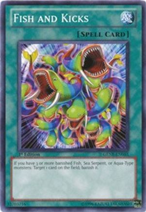 Fish and Kicks (GENF-EN055) - Generation Force 1st Edition Generation Force Yugioh Single Squirtle Squad Card Shop.