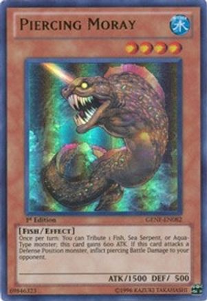 Piercing Moray (GENF-EN082) - Generation Force Unlimited Generation Force Yugioh Single Squirtle Squad Card Shop.