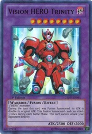 Vision HERO Trinity (GENF-EN091) - Generation Force 1st Edition Generation Force Yugioh Single Squirtle Squad Card Shop.