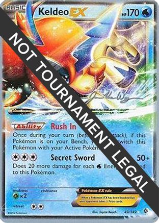 Keldeo EX - 2015 (Jacob Van Wagner) 049 World Championship Decks - Ultra Rare World Championship Decks Pokemon Single Squirtle Squad Card Shop.