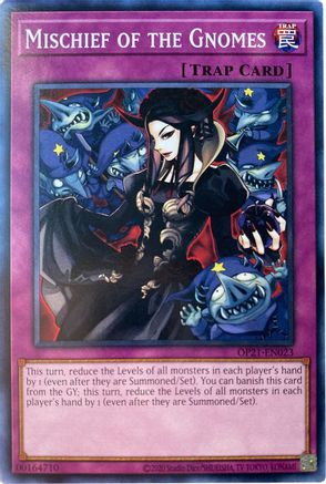 Mischief of the Gnomes (OP21-EN023) - OTS Tournament Pack 21 Unlimited OTS Tournament Pack 21 Yugioh Single Squirtle Squad Card Shop.