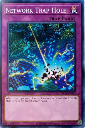 Network Trap Hole (OP21-EN025) - OTS Tournament Pack 21 Unlimited OTS Tournament Pack 21 Yugioh Single Squirtle Squad Card Shop.