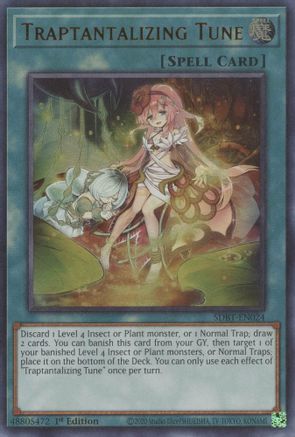 Traptantalizing Tune (SDBT-EN024) - Structure Deck: Beware of Traptrix 1st Edition Structure Deck: Beware of Traptrix Yugioh Single Squirtle Squad Card Shop.