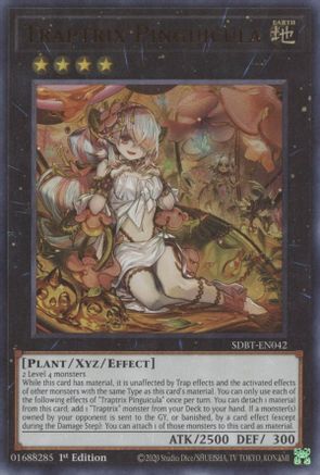Traptrix Pinguicula (SDBT-EN042) - Structure Deck: Beware of Traptrix 1st Edition Structure Deck: Beware of Traptrix Yugioh Single Squirtle Squad Card Shop.