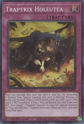 Traptrix Holeutea (SDBT-EN046) - Structure Deck: Beware of Traptrix 1st Edition Structure Deck: Beware of Traptrix Yugioh Single Squirtle Squad Card Shop.