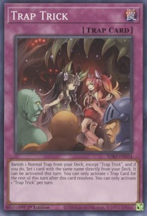 Trap Trick (SDBT-EN034) - Structure Deck: Beware of Traptrix 1st Edition Structure Deck: Beware of Traptrix Yugioh Single Squirtle Squad Card Shop.