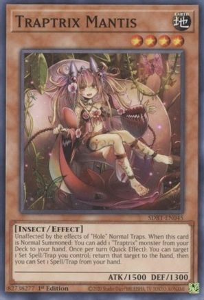 Traptrix Mantis (SDBT-EN045) - Structure Deck: Beware of Traptrix 1st Edition Structure Deck: Beware of Traptrix Yugioh Single Squirtle Squad Card Shop.