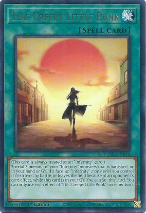 This Creepy Little Punk (MAZE-EN018) - Maze of Memories 1st Edition Maze of Memories Yugioh Single Squirtle Squad Card Shop.