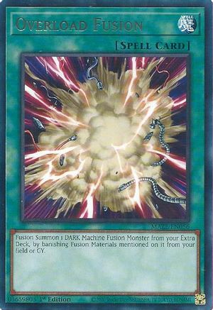 Overload Fusion (MAZE-EN056) - Maze of Memories 1st Edition Maze of Memories Yugioh Single Squirtle Squad Card Shop.