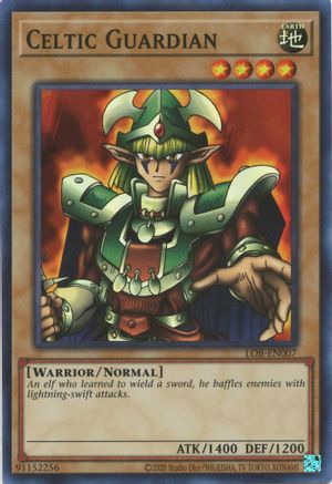 Celtic Guardian (LOB-EN007) - Legend of Blue Eyes White Dragon (25th Anniversary Edition) Unlimited Legend of Blue Eyes White Dragon (25th Anniversary Edition) Yugioh Single Squirtle Squad Card Shop.