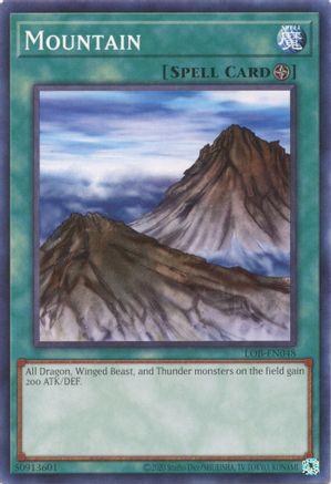 Mountain (LOB-EN048) - Legend of Blue Eyes White Dragon (25th Anniversary Edition) Unlimited Legend of Blue Eyes White Dragon (25th Anniversary Edition) Yugioh Single Squirtle Squad Card Shop.