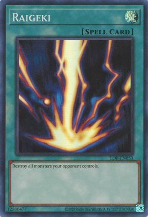 Raigeki (LOB-EN053) - Legend of Blue Eyes White Dragon (25th Anniversary Edition) Unlimited Legend of Blue Eyes White Dragon (25th Anniversary Edition) Yugioh Single Squirtle Squad Card Shop.