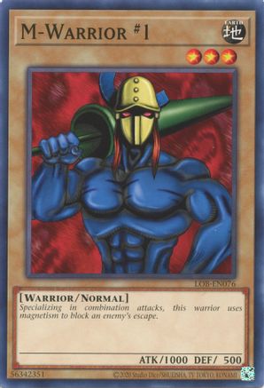 M-Warrior #1 (LOB-EN076) - Legend of Blue Eyes White Dragon (25th Anniversary Edition) Unlimited Legend of Blue Eyes White Dragon (25th Anniversary Edition) Yugioh Single Squirtle Squad Card Shop.